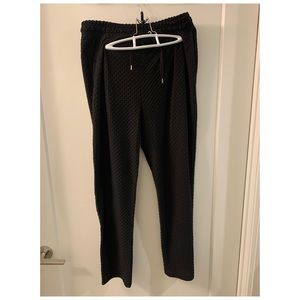 *2/$15* H&M Black Drawstring Straight Pants